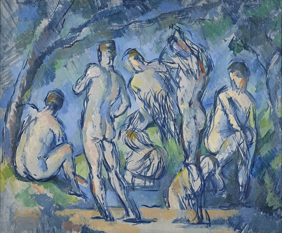 Paul Cézanne, Sept baigneurs